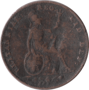 1847 FARTHING ( FAIR ) - Farthing - Cambridgeshire Coins