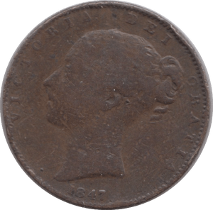 1847 FARTHING ( NF ) - Farthing - Cambridgeshire Coins