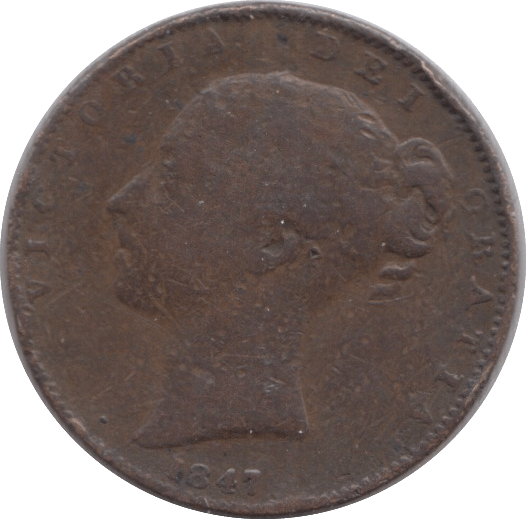 1847 FARTHING ( NF ) - Farthing - Cambridgeshire Coins