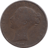 1847 FARTHING ( NF ) - Farthing - Cambridgeshire Coins