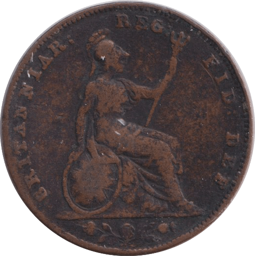 1847 FARTHING ( NF ) - FARTHING - Cambridgeshire Coins