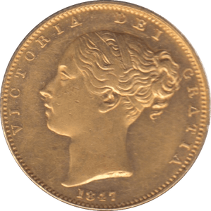 1847 GOLD SOVEREIGN ( EF ) 2 - SOVEREIGN - Cambridgeshire Coins