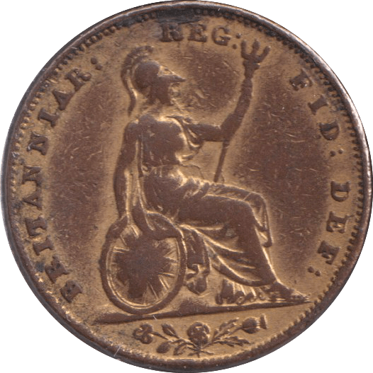 1848 FARTHING ( FAIR ) - FARTHING - Cambridgeshire Coins