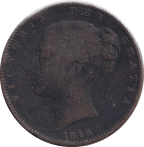 1848 FARTHING ( FINE ) - FARTHING - Cambridgeshire Coins