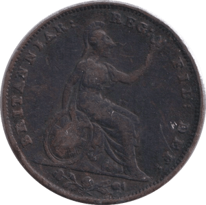 1848 FARTHING ( FINE ) - FARTHING - Cambridgeshire Coins