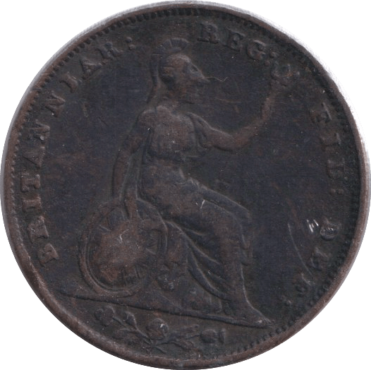 1848 FARTHING ( FINE ) - FARTHING - Cambridgeshire Coins