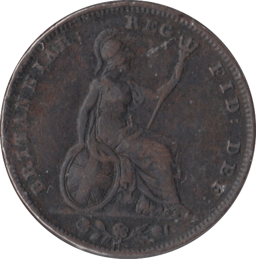 1848 FARTHING ( GVF ) - Farthing - Cambridgeshire Coins