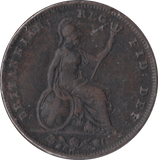 1848 FARTHING ( GVF ) - Farthing - Cambridgeshire Coins