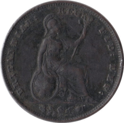 1848 FARTHING ( VF ) - Farthing - Cambridgeshire Coins