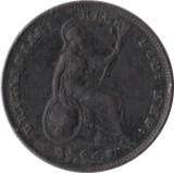 1848 FARTHING ( VF ) - Farthing - Cambridgeshire Coins