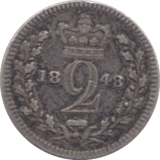 1848 MAUNDY TWOPENCE ( GF ) - MAUNDY TWOPENCE - Cambridgeshire Coins