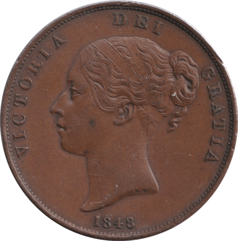 1848 PENNY ( AUNC ) - PENNY - Cambridgeshire Coins