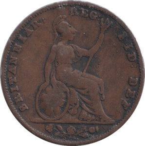 1849 FARTHING ( FINE ) - FARTHING - Cambridgeshire Coins