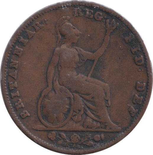 1849 FARTHING ( FINE ) - FARTHING - Cambridgeshire Coins