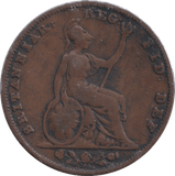 1849 FARTHING ( FINE ) - FARTHING - Cambridgeshire Coins