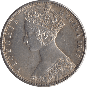 1849 FLORIN ( EF ) - FLORIN - Cambridgeshire Coins