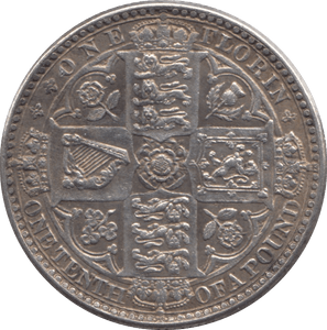 1849 FLORIN ( EF ) - FLORIN - Cambridgeshire Coins