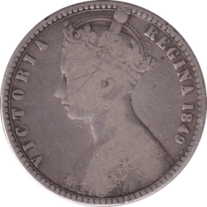 1849 FLORIN ( FINE ) - FLORIN - Cambridgeshire Coins