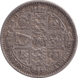 1849 FLORIN ( GVF ) - FLORIN - Cambridgeshire Coins