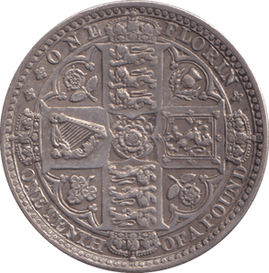 1849 FLORIN ( GVF ) - FLORIN - Cambridgeshire Coins