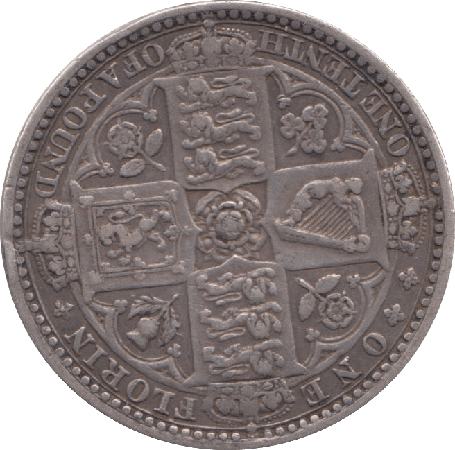 1849 FLORIN ( GVF ) - WORLD COINS - Cambridgeshire Coins