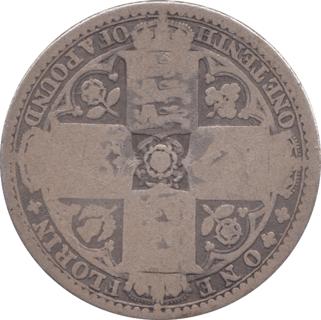 1849 FLORIN ( NF ) - FLORIN - Cambridgeshire Coins