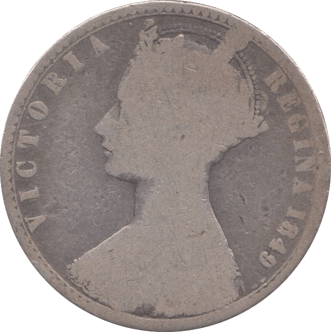 1849 FLORIN ( NF ) - FLORIN - Cambridgeshire Coins