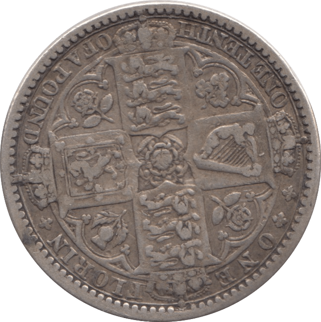 1849 FLORIN ( VF ) - FLORIN - Cambridgeshire Coins