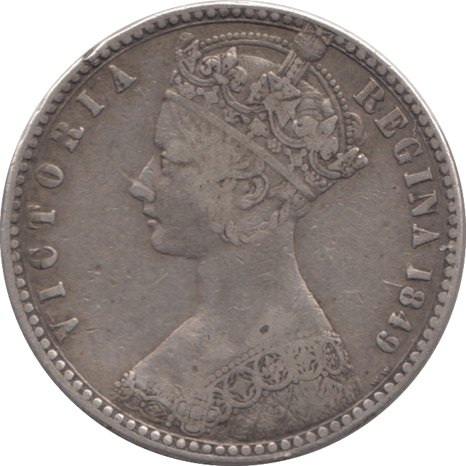 1849 FLORIN ( VF ) - FLORIN - Cambridgeshire Coins