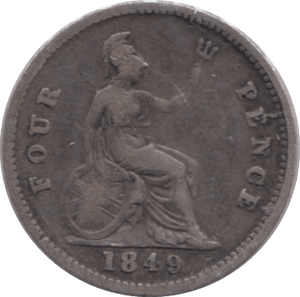 1849 FOURPENCE ( NF ) - Fourpence - Cambridgeshire Coins