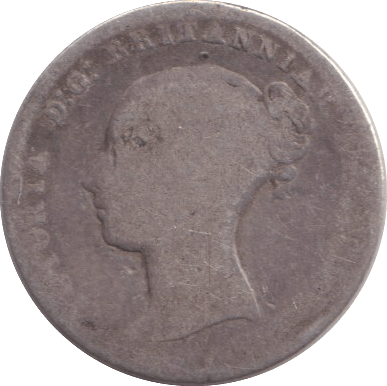 1849 FOURPENCE ( NF ) - FOURPENCE - Cambridgeshire Coins