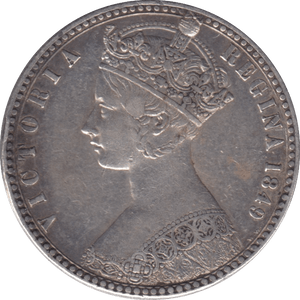 1849 GOTHIC FLORIN ( GVF ) 5 - FLORIN - Cambridgeshire Coins