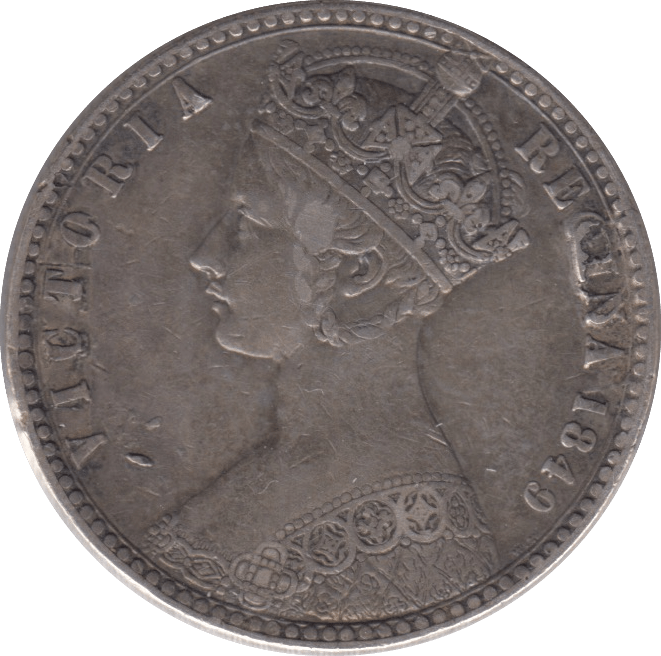 1849 GOTHIC FLORIN ( GVF ) 6 - FLORIN - Cambridgeshire Coins