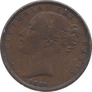 1850 FARTHING ( VF ) - Farthing - Cambridgeshire Coins