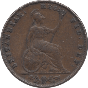 1850 FARTHING ( VF ) - Farthing - Cambridgeshire Coins