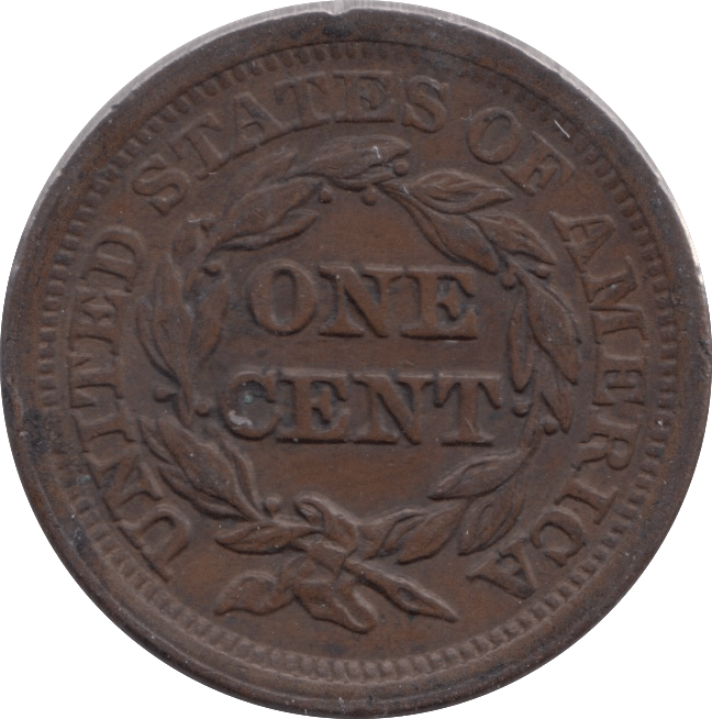 1852 USA ONE CENT - WORLD COINS - Cambridgeshire Coins