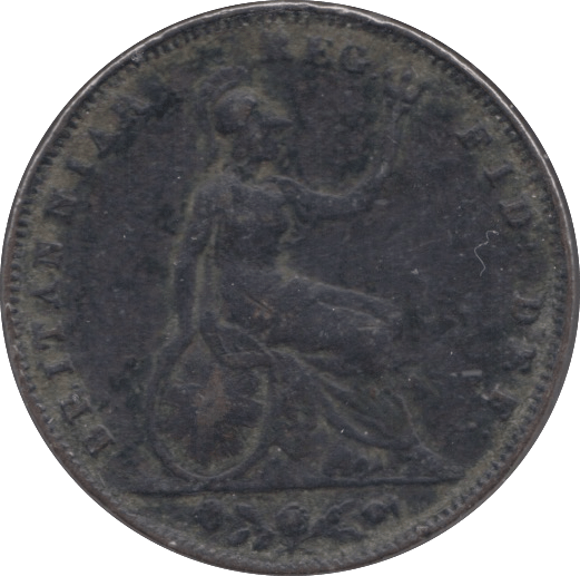 1853 FARTHING ( FINE ) - Farthing - Cambridgeshire Coins