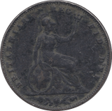 1853 FARTHING ( FINE ) - Farthing - Cambridgeshire Coins