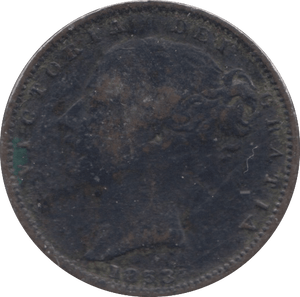 1853 FARTHING ( FINE ) - Farthing - Cambridgeshire Coins