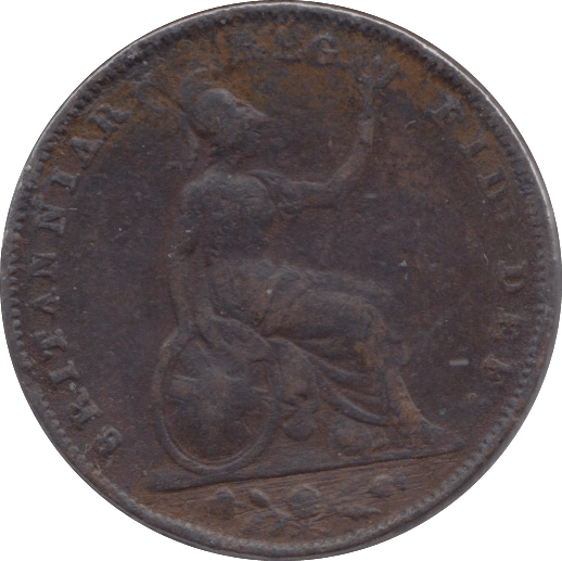 1853 FARTHING ( FINE ) - Farthing - Cambridgeshire Coins