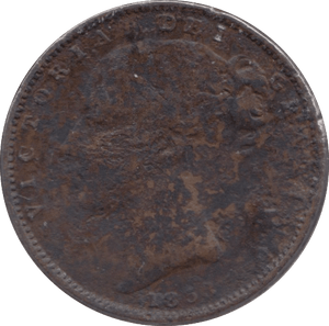 1853 FARTHING ( FINE ) - Farthing - Cambridgeshire Coins