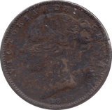 1853 FARTHING ( FINE ) - Farthing - Cambridgeshire Coins