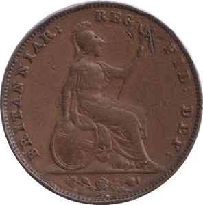 1853 FARTHING ( FINE ) - FARTHING - Cambridgeshire Coins