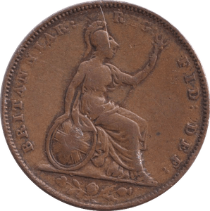 1853 FARTHING ( GF ) - FARTHING - Cambridgeshire Coins