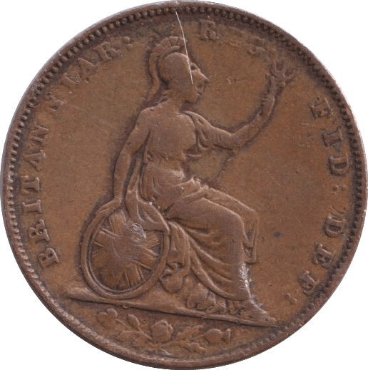 1853 FARTHING ( GF ) - FARTHING - Cambridgeshire Coins