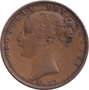 1853 FARTHING ( GF ) - FARTHING - Cambridgeshire Coins