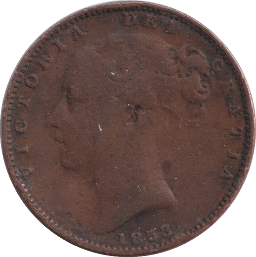 1853 FARTHING ( NF ) - FARTHING - Cambridgeshire Coins