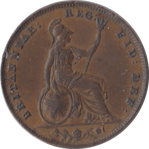 1853 FARTHING ( UNC ) - Farthing - Cambridgeshire Coins