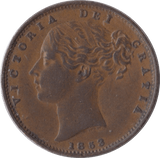 1853 FARTHING ( UNC ) - Farthing - Cambridgeshire Coins