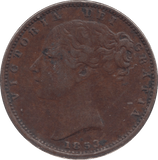 1853 FARTHING ( VF ) - Farthing - Cambridgeshire Coins